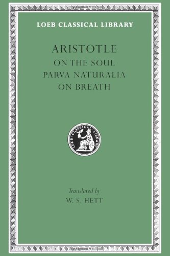 On the Soul. Parva Naturalia. on Breath   1936 (Revised) 9780674993181 Front Cover