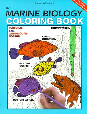 Marine Biology Coloring Book, 2nd Edition A Coloring Book 2nd 2000 9780062737182 Front Cover