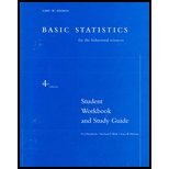 Student Workbook and Study Guide : Used with ... Heiman-Basic Statistics for the Behavioral Sciences 4th 2003 9780618220182 Front Cover