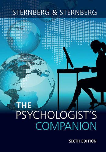 The Psychologist's Companion: A Guide to Professional Success for Students, Teachers, and Researchers  2016 9781316505182 Front Cover