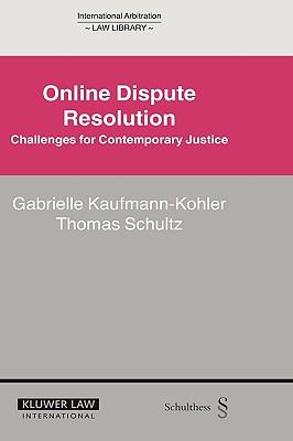 Online Dispute Resolution   2004 9789041123183 Front Cover