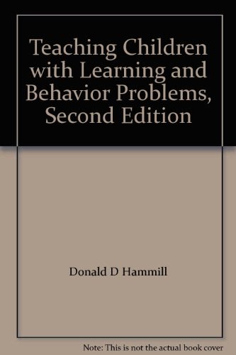 Teaching Children with Learning and Behavior Problems 2nd 1978 9780205060184 Front Cover
