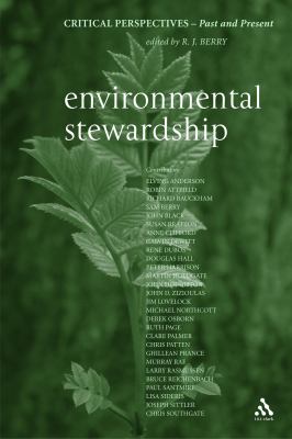 Environmental Stewardship   2006 9780567030184 Front Cover