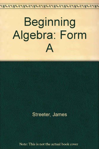Beginning Algebra  3rd 9780070317185 Front Cover