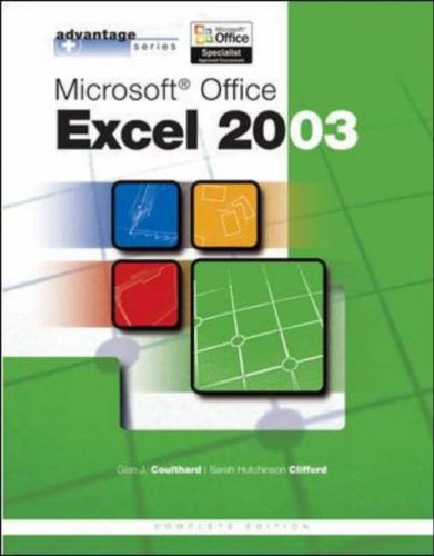 Microsoft Office Excel 2003, Complete Edition   2005 9780072834185 Front Cover