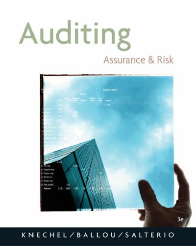 Auditing Assurance and Risk 3rd 2007 (Revised) 9780324313185 Front Cover