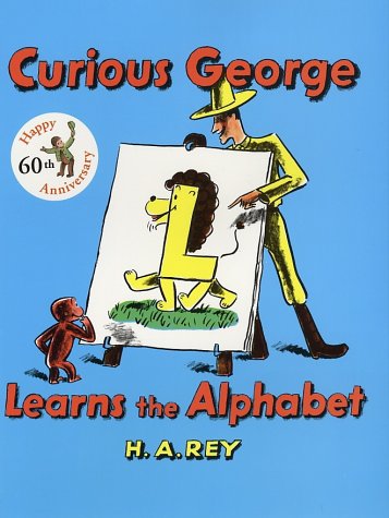 Curious George Learns the Alphabet  50th 1973 9780395137185 Front Cover