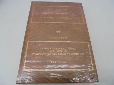 Cumulative Subject Index of Volumes 1-75 (including Revised Series Volumes 1-31), Part 2: F-N   2002 9780444509185 Front Cover