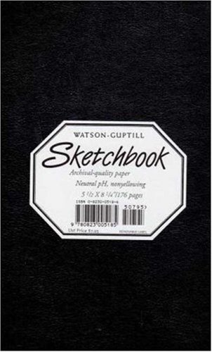 Medium Sketchbook (Black)  N/A 9780823005185 Front Cover