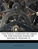 Public Statutes at Large of the United States of America  N/A 9781278697185 Front Cover