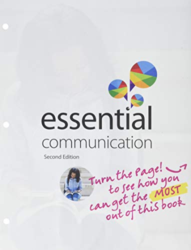 Essential Communication  2nd 9780190650186 Front Cover