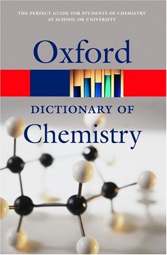 Dictionary of Chemistry  5th 2004 (Revised) 9780198609186 Front Cover