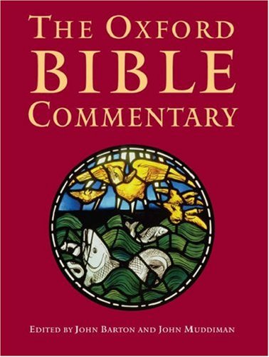 Oxford Bible Commentary   2004 9780199277186 Front Cover