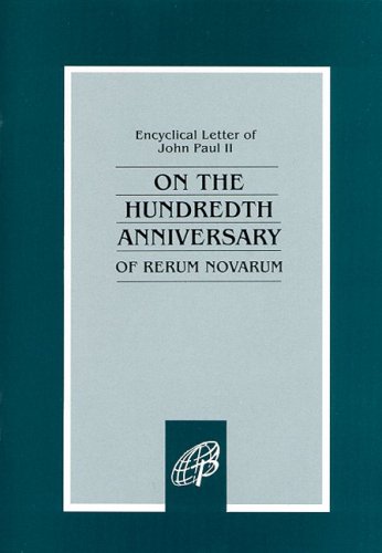 On the Hundredth Anniversary of Rerum Novarum N/A 9780819854186 Front Cover