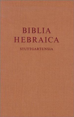 Biblia Hebraica Stuttgartensia  N/A 9783438052186 Front Cover