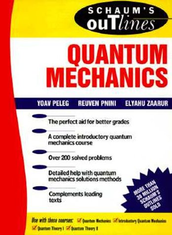 Schaum's Outline of Quantum Mechanics   1998 9780070540187 Front Cover
