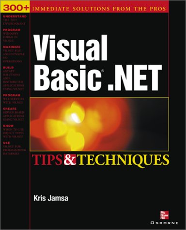 Visual Basic.NET Tips and Techniques   2002 9780072223187 Front Cover