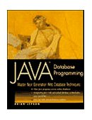 Java Database Programming   1996 9780471165187 Front Cover