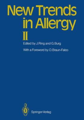 New Trends in Allergy II   1986 9783642713187 Front Cover