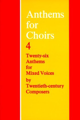 Anthems for Choirs 4  N/A 9780193530188 Front Cover