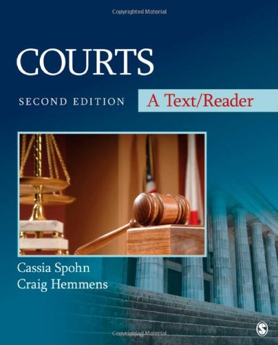 Courts A Text/Reader 2nd 2012 9781412997188 Front Cover