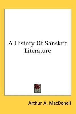 History of Sanskrit Literature  N/A 9780548113189 Front Cover