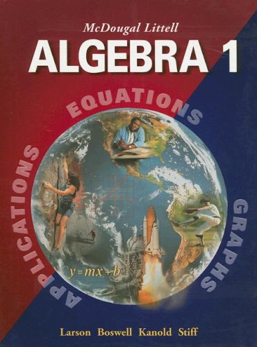 Algebra 1 1st 9780618250189 Front Cover