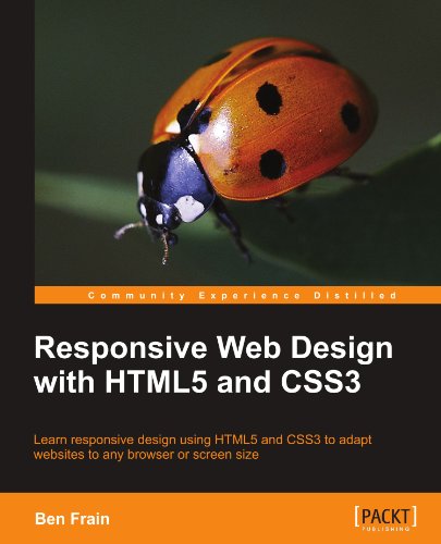 Responsive Web Design with HTML5 and CSS3  N/A 9781849693189 Front Cover