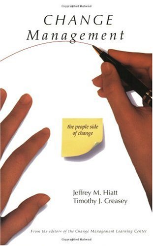 Change Management : The People Side of Change 1st 2003 9781930885189 Front Cover