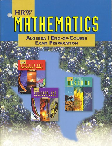 Algebra 1 : Preparing for the End of the Year Test Masters N/A 9780030513190 Front Cover