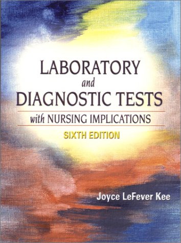 Laboratory and Diagnostic Tests with Nursing Implications  6th 2002 9780130305190 Front Cover
