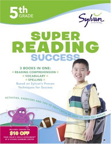 5th Grade Jumbo Reading Success Workbook 3 Books in 1-- Vocabulary Success, Reading Comprehension Success, Writing Success; Activities, Exercises and Tips to Help Catch up, Keep up and Get Ahead Workbook  9780375430190 Front Cover