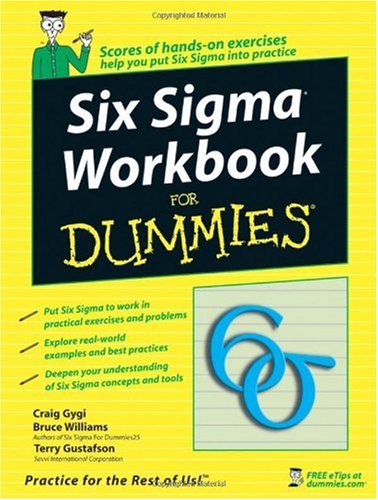 Six Sigma Workbook for Dummies   2006 (Workbook) 9780470045190 Front Cover