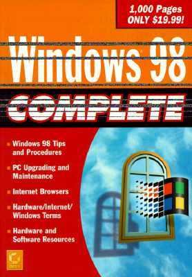 Windows 98 Complete  1998 9780782122190 Front Cover