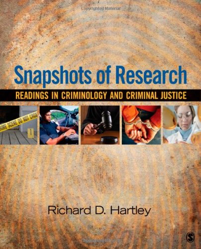Snapshots of Research Readings in Criminology and Criminal Justice  2011 9781412989190 Front Cover