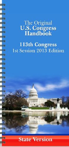 Us Congress Handbook 2013: State Edition  2013 9780910416191 Front Cover