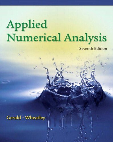 Applied Numerical Analysis  2003 9780321190192 Front Cover