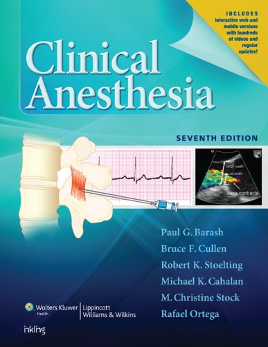 Clinical Anesthesia  7th 2013 (Revised) 9781451144192 Front Cover