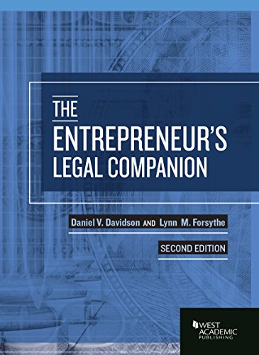 Entrepreneur's Legal Companion  2nd 2017 9781683284192 Front Cover