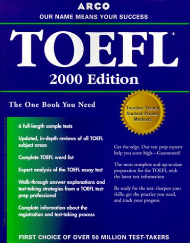 TOEFL : Everything You Need to Score High on the Toefl, 2000 Edition 2000th 1999 9780028632193 Front Cover