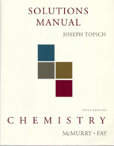 Full Solutions Manual for Chemistry  5th 2008 9780131745193 Front Cover