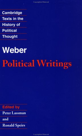 Weber Political Writings  1994 9780521397193 Front Cover