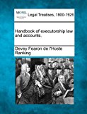 Handbook of executorship law and Accounts  N/A 9781240123193 Front Cover