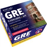 GRE Vocabulary Flashcards + App  4th (Revised) 9781618656193 Front Cover