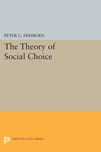 Theory of Social Choice   1973 9780691619194 Front Cover