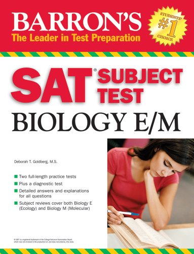 Barron's SAT Subject Test in Biology E/M   2007 9780764135194 Front Cover