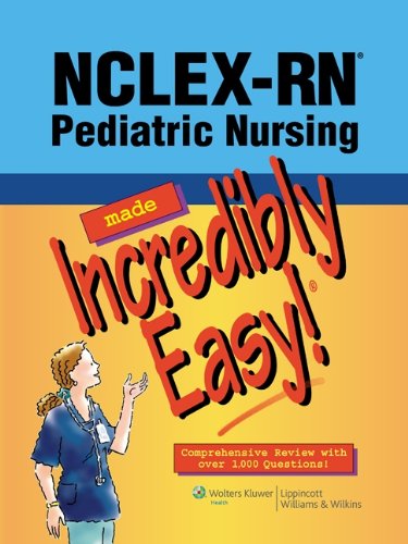NCLEX-RNï¿½ Pediatric Nursing   2010 9781451108194 Front Cover