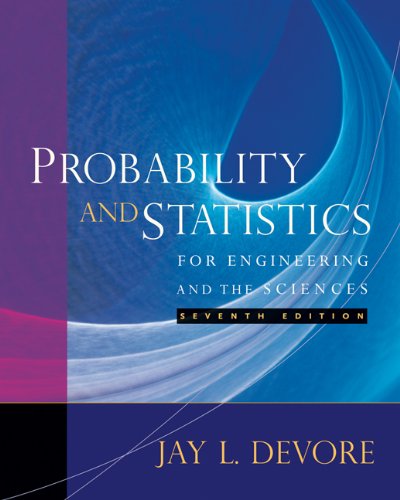 Probability and Statistics for Engineering and the Sciences  7th 2008 9780495382195 Front Cover