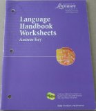 Elements of Language : Language Handbook Worksheets Answer Key N/A 9780030524196 Front Cover