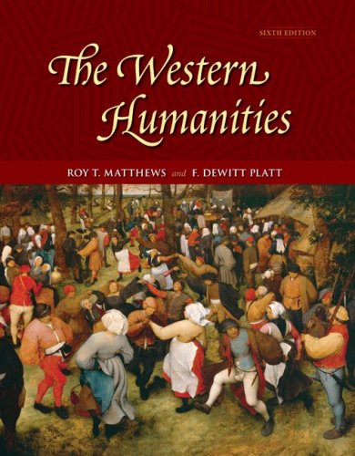 Western Humanities, Complete  6th 2008 (Revised) 9780073136196 Front Cover